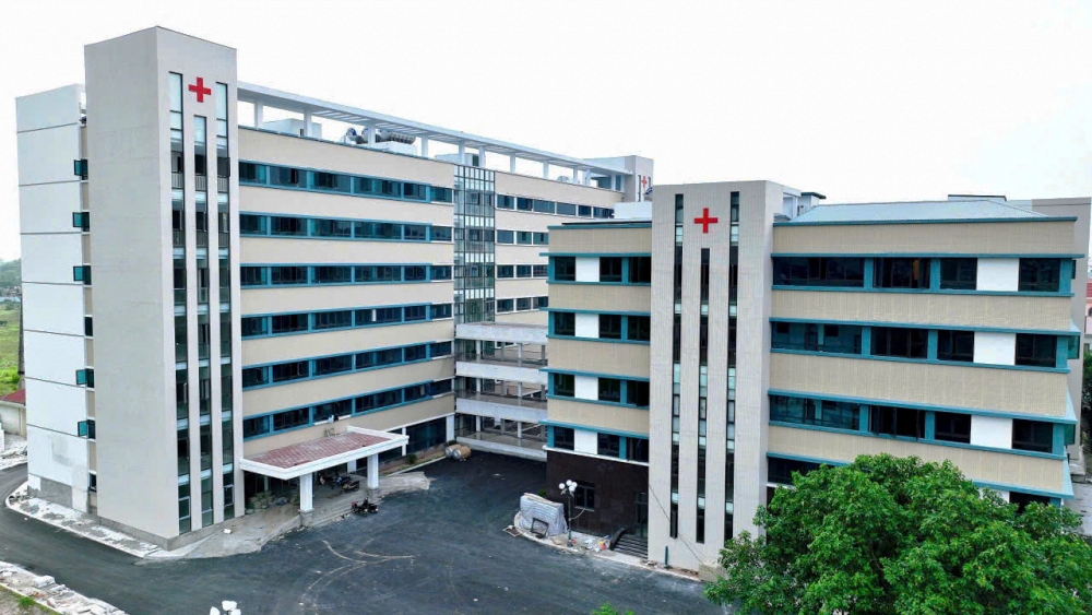 Trung tâm Y tế khu vực Yên Lạc, Phú Thọ sắp hoàn thành và đưa vào sử dụng