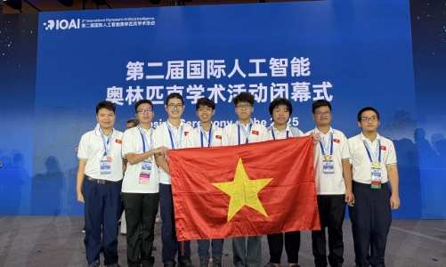 Đoàn Việt Nam giành 3 huy chương vàng kỳ thi Olympic Trí tuệ nhân tạo quốc tế