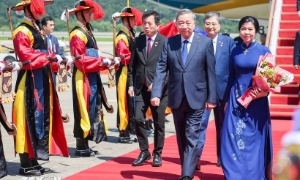 Tổng Bí thư Tô Lâm đến Hàn Quốc, bắt đầu chuyến thăm cấp Nhà nước