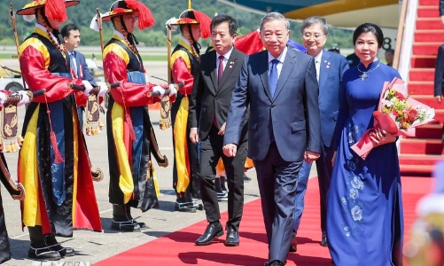 Tổng Bí thư Tô Lâm đến Hàn Quốc, bắt đầu chuyến thăm cấp Nhà nước