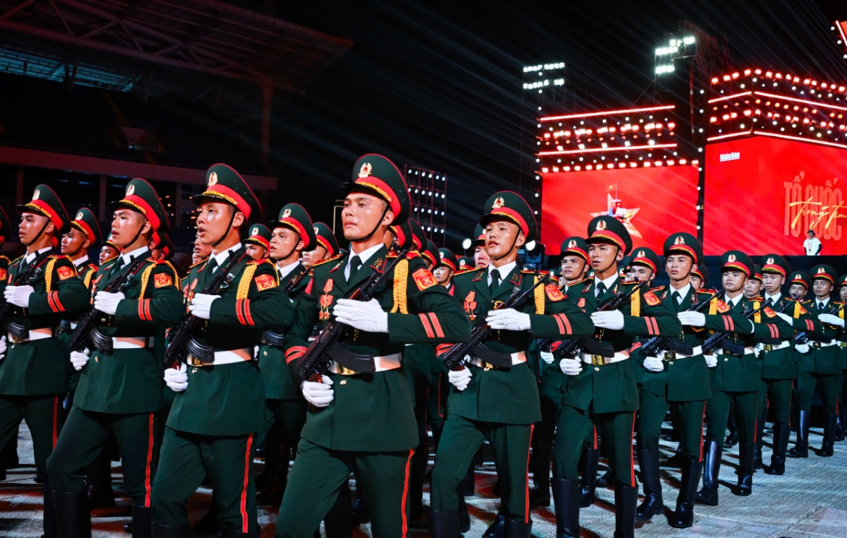 Các chiến sĩ thuộc Trường Sĩ quan Lục quân sẽ xuất hiện trong một phần đặc biệt của chương trình.