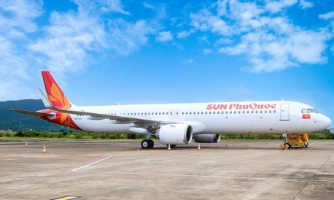 Sun PhuQuoc Airways đón máy bay đầu tiên, ký thỏa thuận tín dụng với Vietcombank