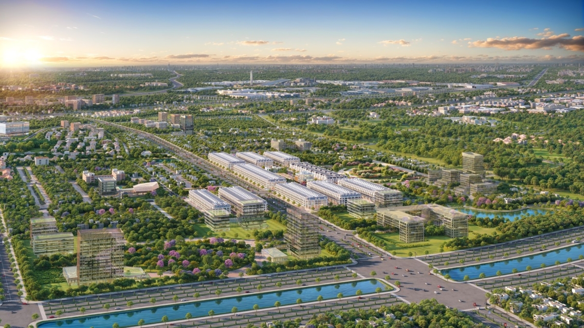 Dự án Phố Hiến City trên trục đường Nguyễn Trãi rộng 52m.