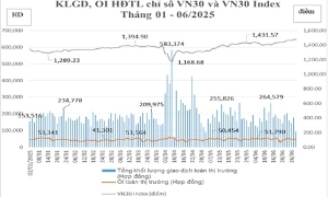 Thị trường phái sinh tháng 7/2025: Tự doanh giao dịch tăng mạnh