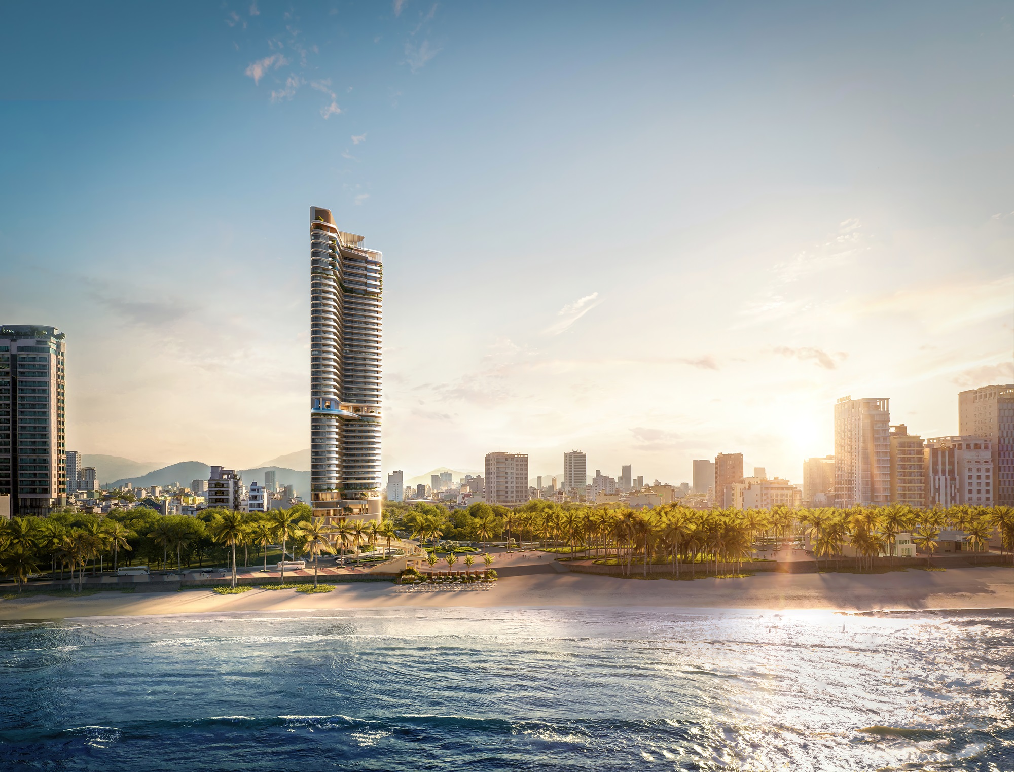 Không kém cạnh bất cứ Nobu Residences nào trên thế
giới, Nobu Danang nằm tại vị trí di sản hiếm hoi, trên bờ Mỹ Khê tuyệt mỹ bậc
nhất.