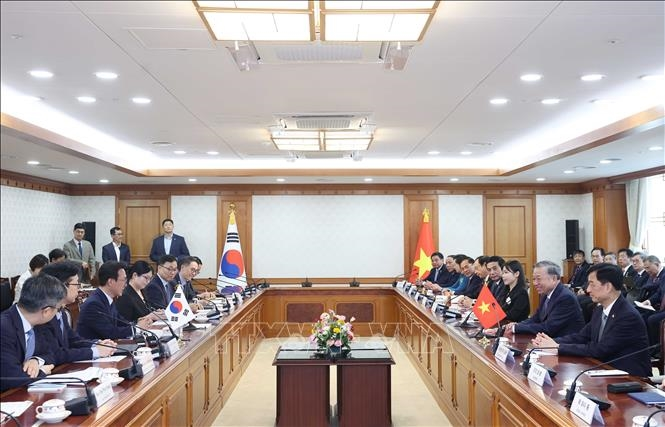 Quang cảnh cuộc hội kiến. Ảnh: TTXVN