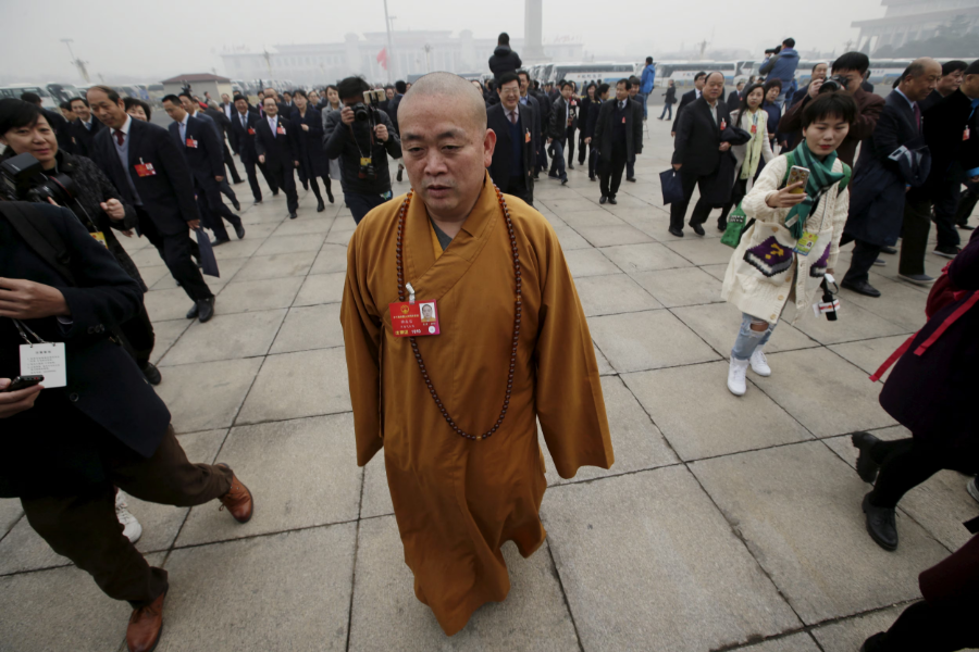   Cựu trụ trì Thích Vĩnh Tín đang chịu điều tra vì bê bối tài chính. Ảnh: Reuters
