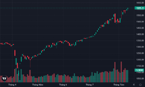 Tiền quá mạnh, VN-Index phục hồi ngược lên đỉnh cao mới