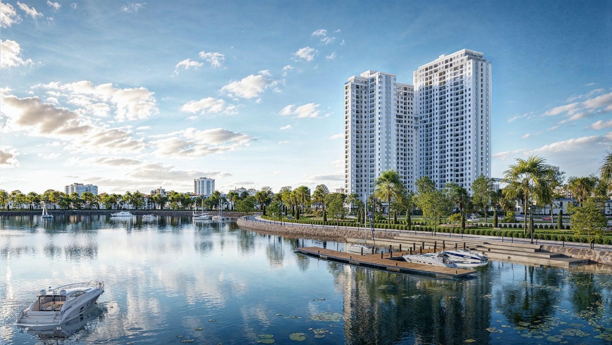 Lakeside Garden hiện lên nổi bật giữa khung cảnh hồ Phương Lưu, mang đến trải nghiệm an cư trong lành, tiện nghi và đầy cảm hứng mỗi ngày.