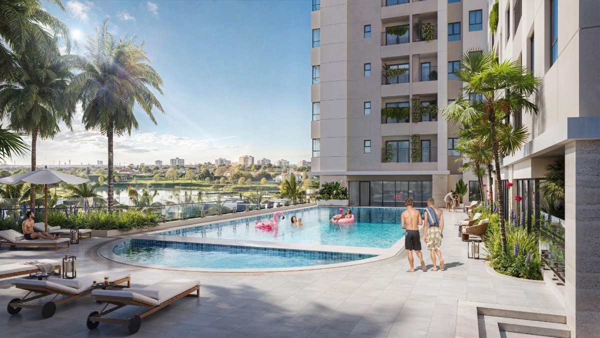 Bể bơi sang trọng, tầm nhìn khoáng đạt - chuẩn mực sống mới giữa lòng thành phố.