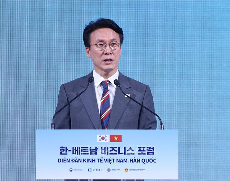 Thủ tướng Kim Min Seok. Ảnh: TTXVN&nbsp;