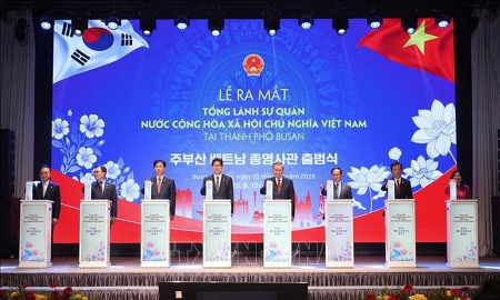 Tổng Bí thư Tô Lâm dự Lễ ra mắt Tổng lãnh sự quán Việt Nam tại Busan (Hàn Quốc)
