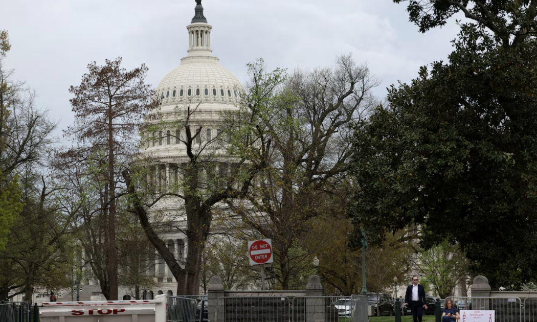 Tòa nhà Quốc hội Mỹ ở Washington DC - Ảnh: Reuters.