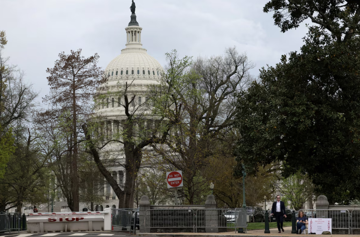 Tòa nhà Quốc hội Mỹ ở Washington DC - Ảnh: Reuters.