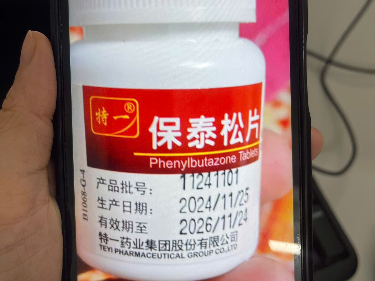 Hình ảnh loại thuốc xương khớp bệnh nhân đã sử dụng.