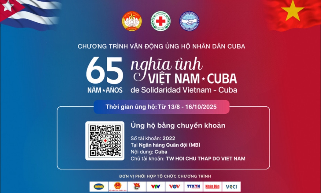 Chương trình diễn ra trong 65 ngày (13/8 - 16/10/2025). Ảnh: Trung ương Hội chữ thập đỏ Việt Nam