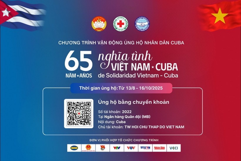 Chương trình diễn ra trong 65 ngày (13/8 - 16/10/2025). Ảnh: Trung ương Hội chữ thập đỏ Việt Nam