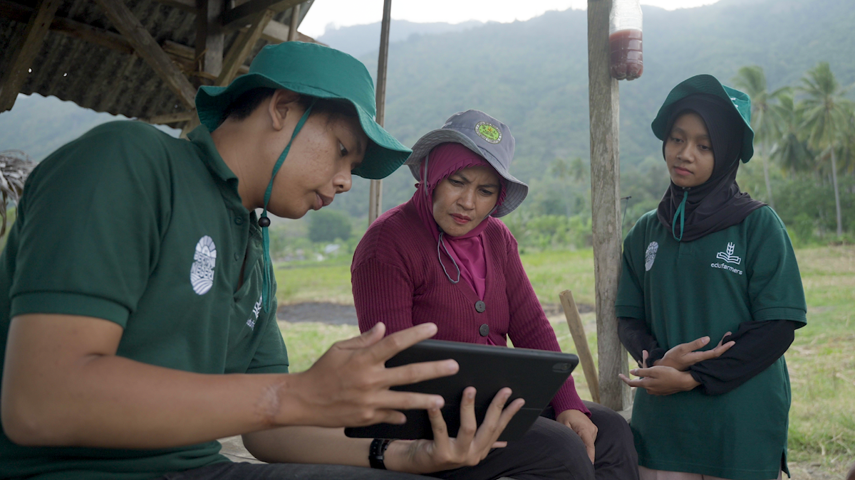 Edufarmers đã tạo ra những tác động bền vững như: đào tạo hàng nghìn nông dân về tác động và cách thích ứng với biến đổi khí hậu tại Indonesia.