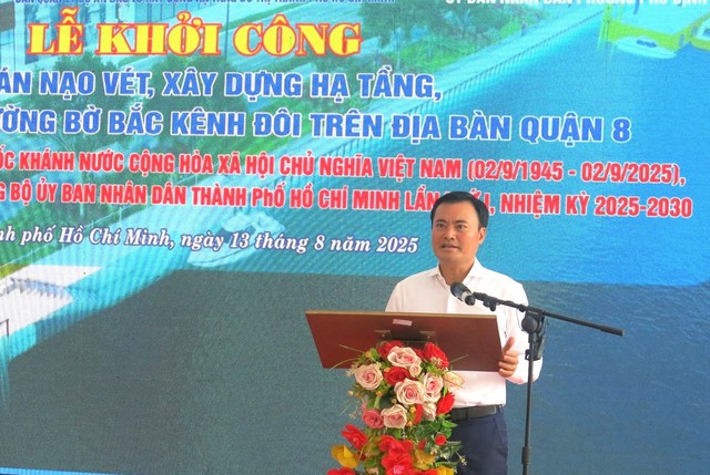  Phó Chủ tịch Ủy ban nhân dân TP.HCM Bùi Xuân Cường phát biểu tại buổi lễ - Ảnh: VGP/MT.