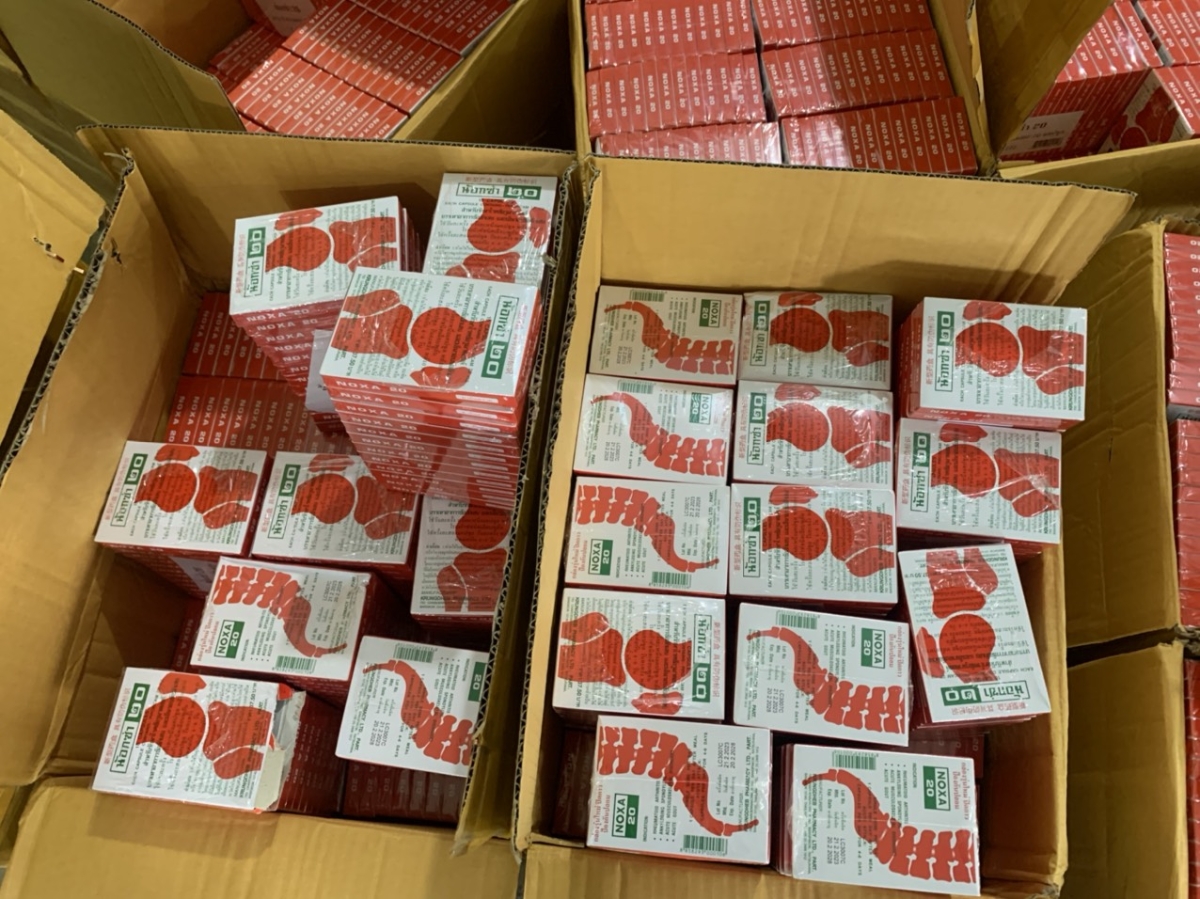 Một sản phẩm thuốc xương khớp được quảng cáo "made in Thailand".