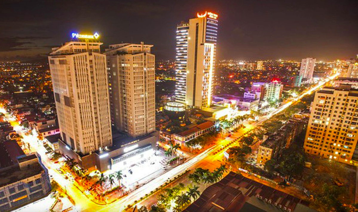 .A corner of Nghe An province's administrative center.