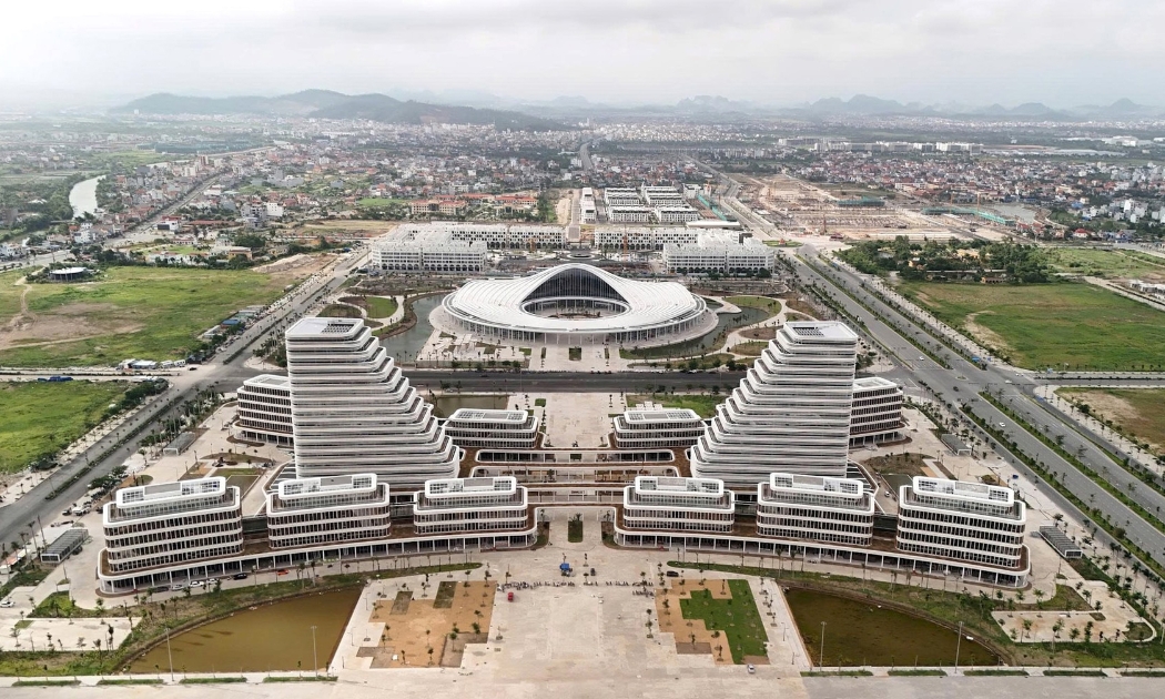 Có 3 dự án trọng điểm sử dụng vốn đầu tư công hoàn thành năm 2025 tại Khu đô thị mới Bắc sông Cấm. 
