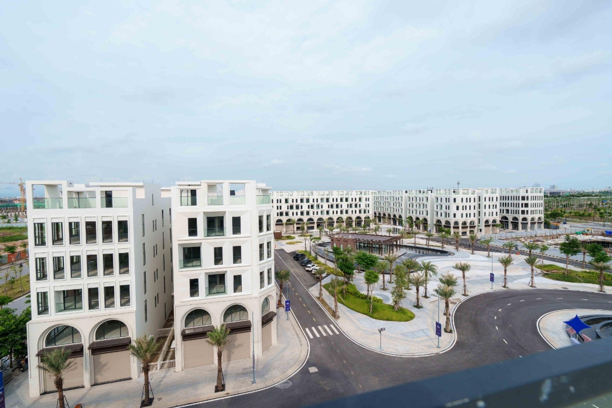 Các căn Shoptique đã hoàn thiện và sẵn sàng khai thác kinh doanh.