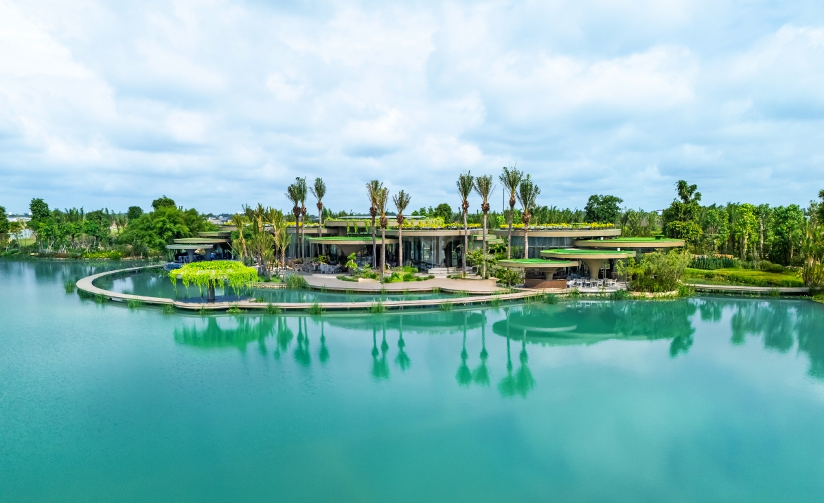 Không gian sống xanh, bền vững tại đô thị Eco Retreat.