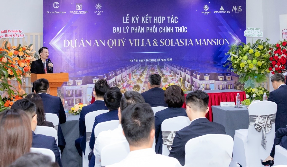 Ông Nguyễn Hoài Sơn - Đại diện chủ đầu tư chia sẻ ý nghĩa tại sự kiện.