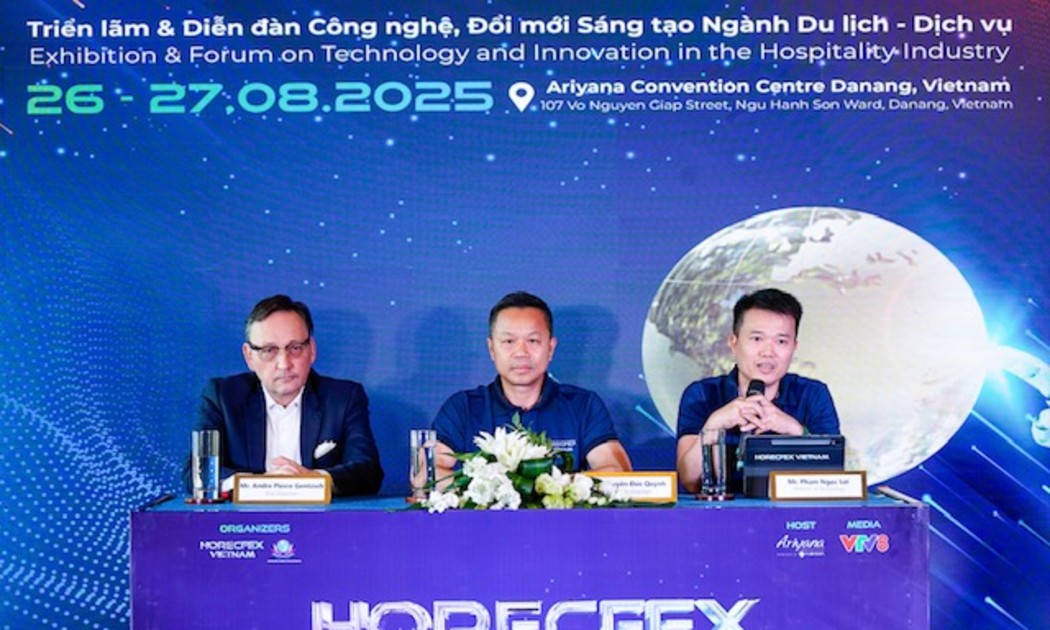 Ban tổ chức buổi họp báo thông tin về sự kiện. Ảnh Ngô Anh Văn