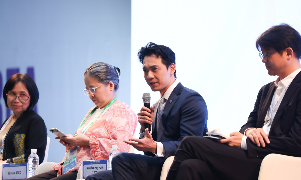 Ông Trần Hùng Huy phát biểu tại phiên thảo luận của APEC Public‑Private Dialogue.