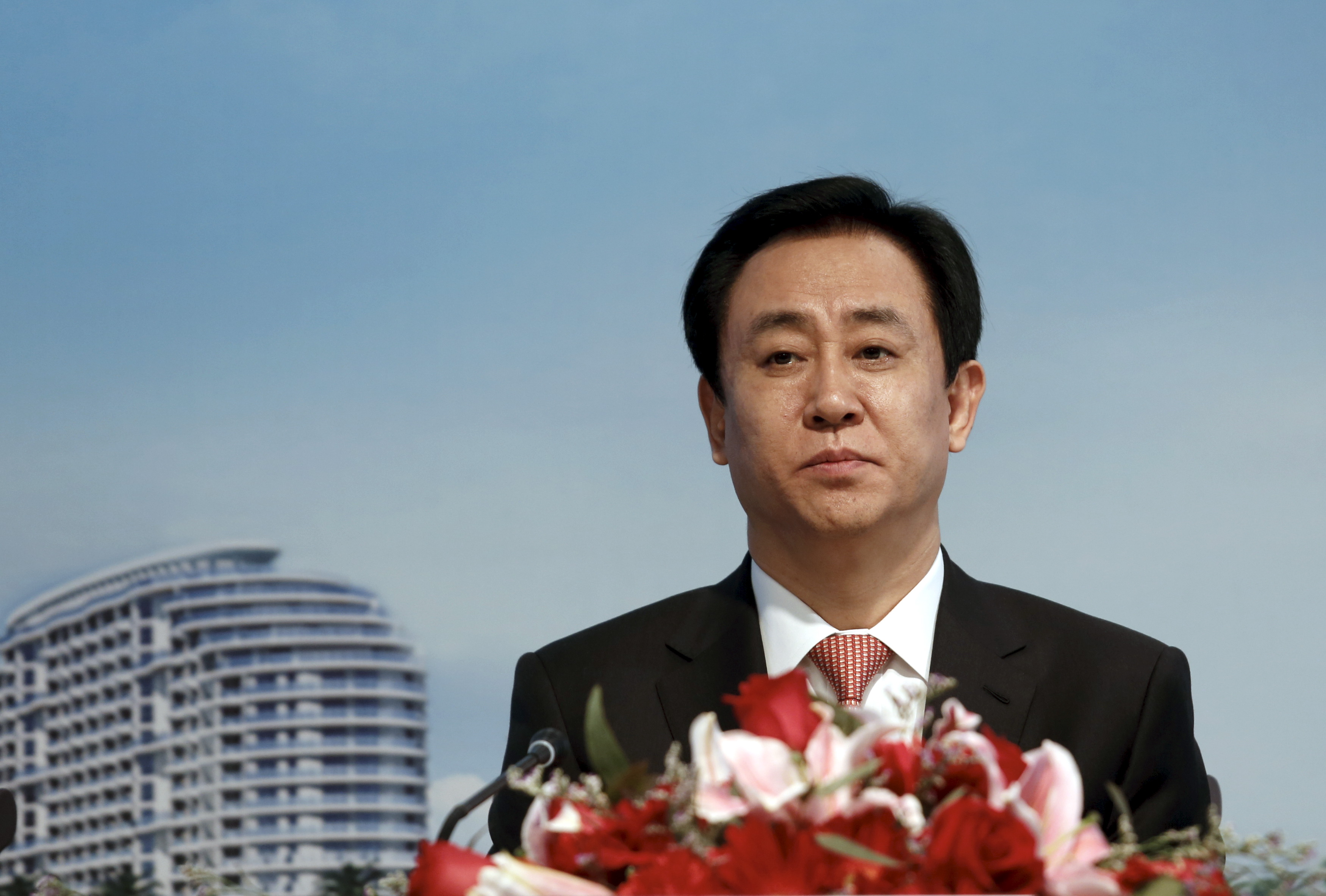 Ông Hứa Gia Ấn, người sáng lập Evergrande - Ảnh: Reuters