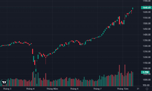 VN-Index tiếp tục bay cao, khối ngoại xả ròng đột biến 2.400 tỷ