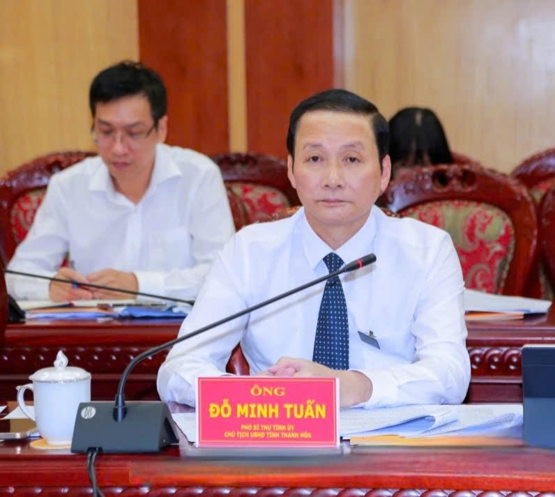 Chủ tịch UBND tỉnh Thanh Hóa Đỗ Minh Tuấn hoan nghênh quyết định đầu tư của Hoa Liên Hồ Nam