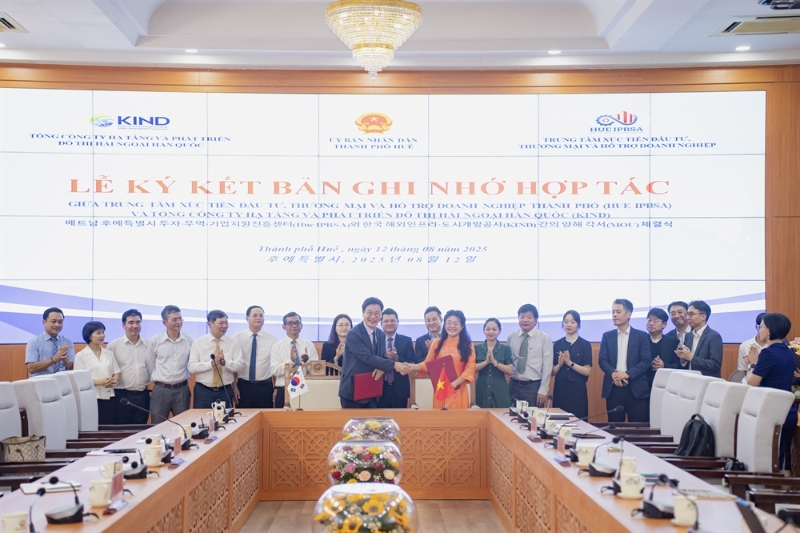 
Hue city partners with South Korea to develop sustainable urban infrastructure and green spaces