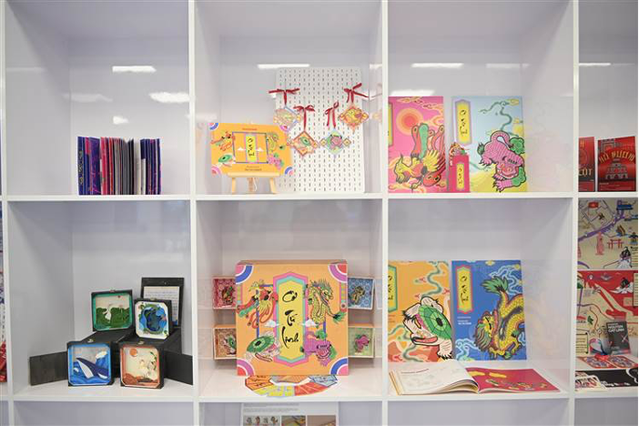 Nguyen Tran Phuong Linh (Rikka) ‘s Han Fusion project, inspired by Chinese culture, captured significant attention from visitors with its vibrant animated style.