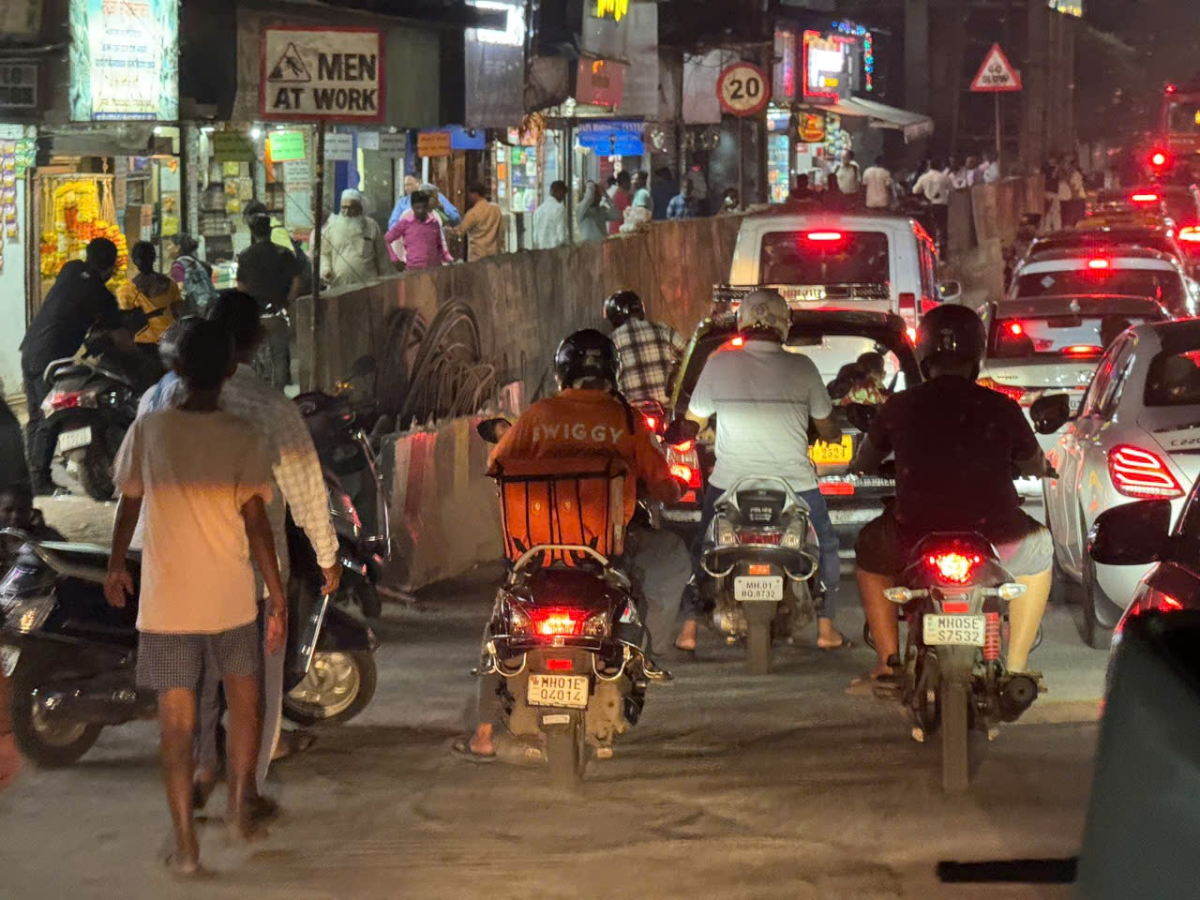 Đường phố ở Mumbai, Ấn Độ - Ảnh: Kiều Oanh.