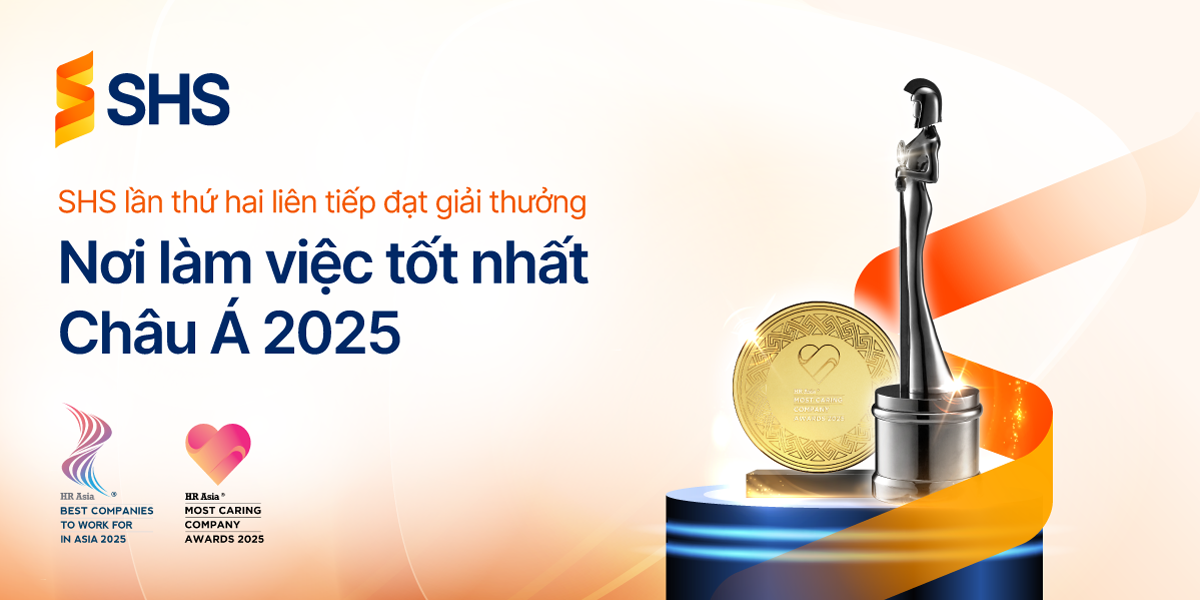 SHS lần thứ hai liên tiếp được vinh danh với cú đúp giải thưởng của HR Asia Awards.