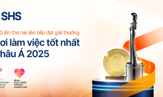 SHS lần thứ 2 liên tiếp giành cú đúp giải thưởng "Nơi làm việc tốt nhất châu Á 2025" 
