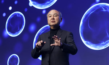 Tỷ phú Masayoshi Son - Ảnh: Bloomberg
