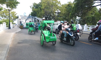 Huế khai trương dịch vụ Grab Xích Lô
