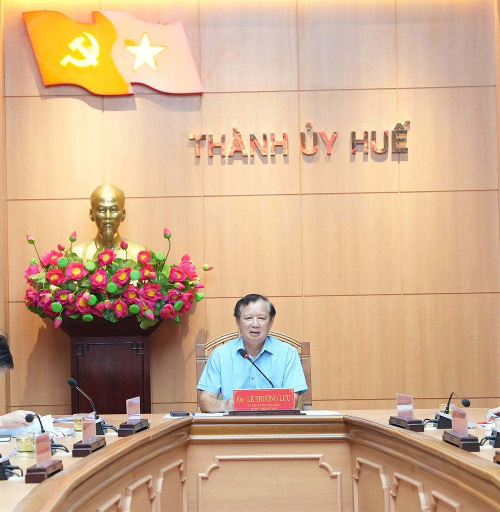 Bí thư Thành ủy, Chủ tịch HĐND thành phố, Trưởng Đoàn ĐQQH thành phố Lê Trường Lưu đã chủ trì Hội nghị