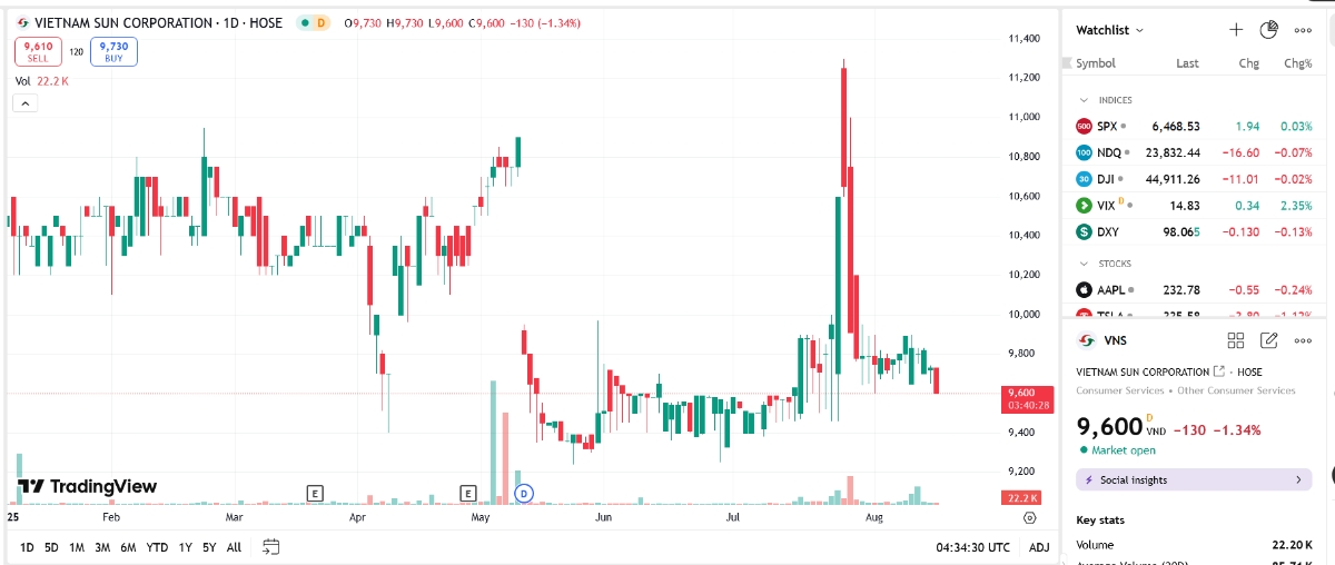 Tổng Giám đốc Vinasun trở thành cổ đông lớn của công ty
