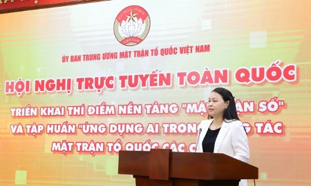 Triển khai thí điểm nền tảng “Mặt trận số” để kịp thời lắng nghe ý kiến nhân dân
