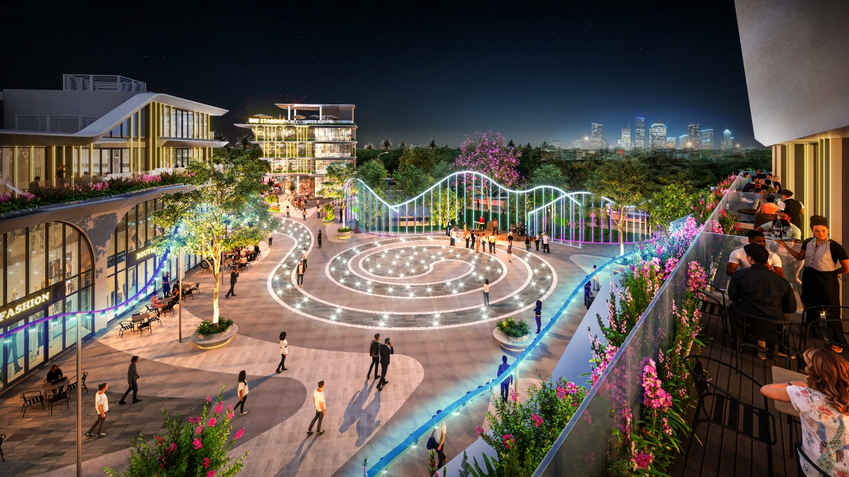 Phối cảnh dự án Night Square.