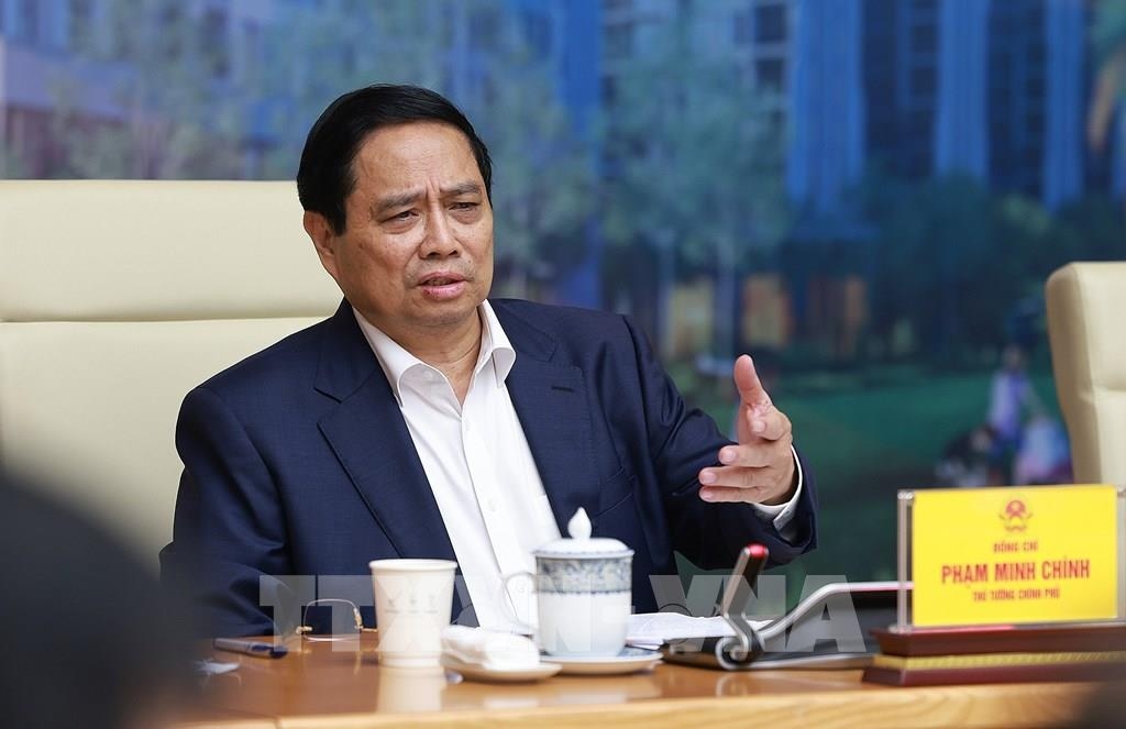 Thủ tướng phát biểu tại hội nghị. Ảnh: TTXVN