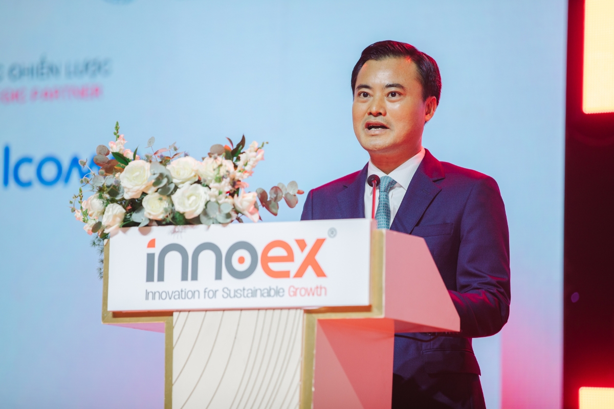 Phó Chủ tịch UBND TP. Hồ Chí Minh Bùi Xuân Cường phát biểu khai mạc sự kiện InnoEx 2024.