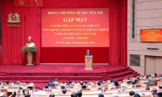 Tổng Bí thư Tô Lâm: "Công an nhân dân phải là "lá chắn thép", "thanh bảo kiếm" bảo vệ Đảng, chế độ và nhân dân"