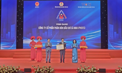 PVCFC lần thứ 5 được vinh danh “Doanh nghiệp tiêu biểu Vì Người lao động”