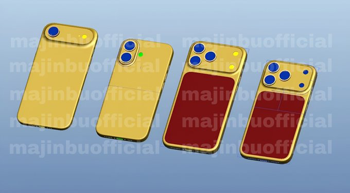 Hình ảnh đồn đoán về thiết kế camera iPhone mới. 